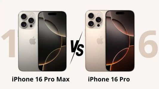 iPhone 16 Pro Max vs iPhone 16 Pro