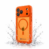 iPhone 17 Pro | Full Body Waterproof Orange Case