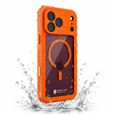 iPhone 18 Pro | Full Body Waterproof Orange Case