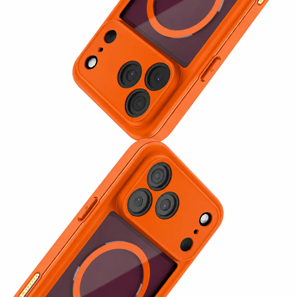iPhone 18 Pro | Full Body Waterproof Orange Case